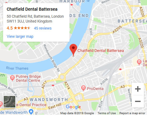 Chatfielddental Google Map